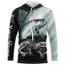 Load image into Gallery viewer, Chinook salmon (King salmon) Fishing Customize Name UV protection long sleeves fishing shirts NQS1806