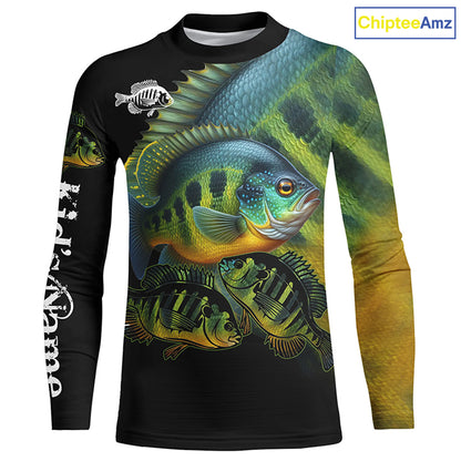 Bluegill Fishing Customize UV protection long sleeves fishing shirts, Personalized Fishing Gift NQS2090