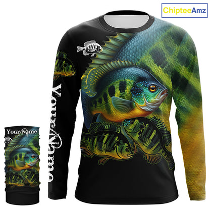 Bluegill Fishing Customize UV protection long sleeves fishing shirts, Personalized Fishing Gift NQS2090