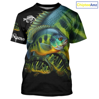 Bluegill Fishing Customize UV protection long sleeves fishing shirts, Personalized Fishing Gift NQS2090
