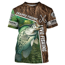 Load image into Gallery viewer, Personalized Crappie Fishing Shirts, Love Fishing Camo 3D All Over Printed Shirts NQS5715