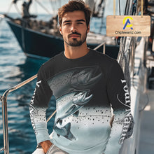 Load image into Gallery viewer, Salmon fishing scales Custom name sun protection personalized fishing gifts, Salmon fishing jerseys NQS10652