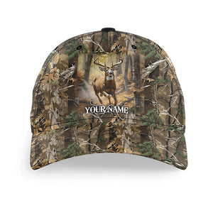 Deer hunting Custom camo hunting hat, Deer hunting hat Unisex Hunting Baseball hat NQS8716