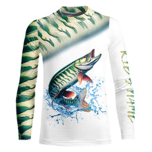 Load image into Gallery viewer, Musky Fishing Green Scales Custom 3D All Over Printed Shirts Personalized Fishing Gifts NQS350