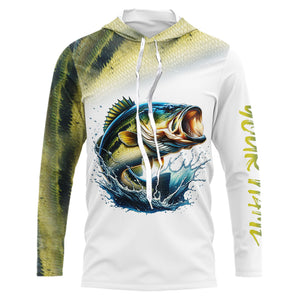 Bass Fishing Customize Name 3D All Over Printed Shirts, Fishing Gift For Father, Men, Women And Kid NQS351