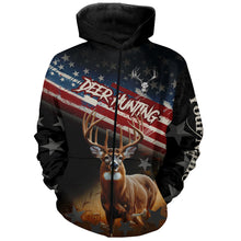 Load image into Gallery viewer, Deer Hunting American Flag Customize 3D All Over Printed Shirts Personalized Patriotic Hunting gifts NQS8727