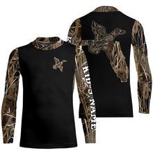 Load image into Gallery viewer, Duck hunting in Florida Waterfowl Camo Customize 3D All Over Printed Shirts Personalized Hunting gift NQS2642