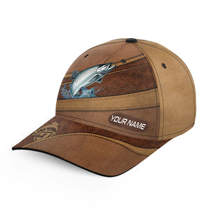 Chinook salmon fishing hats for men, women custom name baseball best salmon fishing hat NQS4938