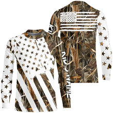 Load image into Gallery viewer, American flag camo fishing personalized patriotic UV Protection camouflage Fishing jerseys NQS8968