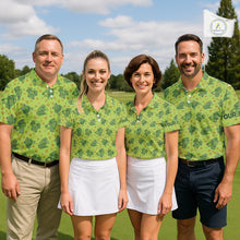 Load image into Gallery viewer, Funny Green Frog pattern Golf polo shirt for Women Custom ladies golf top, personalized golf gifts NQS11284