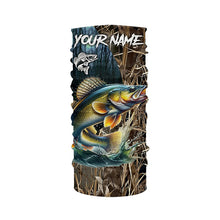 Load image into Gallery viewer, Walleye Fishing Custom Name 3D All Over Printed Camo Fishing Shirts, Personalized Fishing Gift NQS293