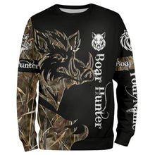 Load image into Gallery viewer, Personalized Wild Hog Hunting Camo Full Printing Shirts, Boar Hunting Gifts - NQS760