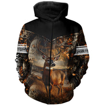 Load image into Gallery viewer, Deer Hunting big game camo Custom Name 3D All over print shirts - personalized hunting gifts - NQS737