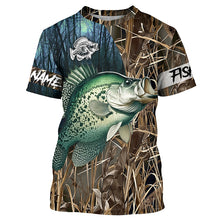 Load image into Gallery viewer, Crappie Fishing Customize Name 3D All Over Printed Shirts, Personalized Fishing Gift NQS306