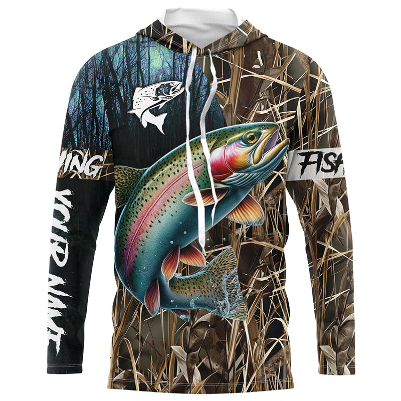 Rainbow Trout Fishing Customize Name 3D All Over Printed Shirts, Personalized Fishing Gift NQS309