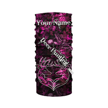 Load image into Gallery viewer, Love Deer Hunting Pink Camo Customize Name 3D All Over Printed Shirts Personalized Hunting gifts NQS903