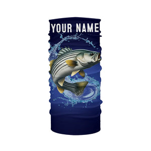 Striped Bass Fishing Blue lightning Custom Long sleeve fishing shirts, striper fishing jerseys NQS326