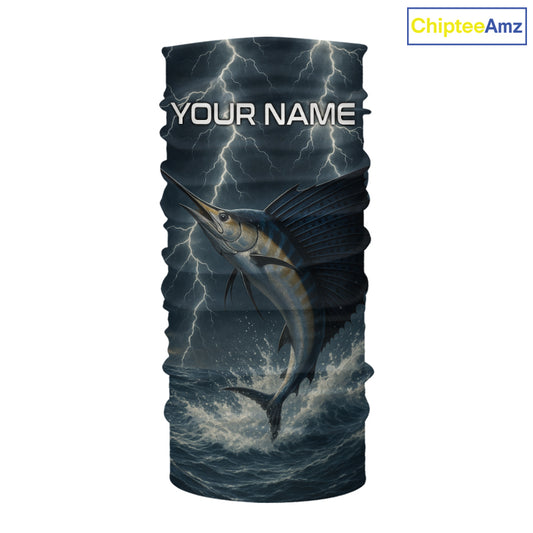 Sailfish fishing Lightning thunder Custom UV protection Sailfish fishing long sleeve shirt jerseys NQS10036