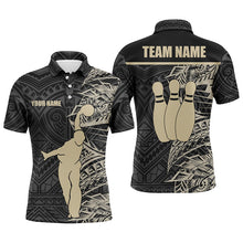 Load image into Gallery viewer, Custom bowling shirt for men – personalized team jersey front view