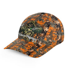 Load image into Gallery viewer, Bow hunting reaper orange camo Custom hunting hat, deer hat Unisex Hunting Baseball hat NQS2266