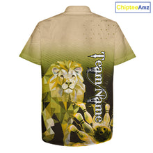 Load image into Gallery viewer, Yellow Lightning Lion Bowling Hawaiian Shirt Custom Lion Bowling Team jerseys NQS11569