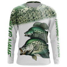 Load image into Gallery viewer, Crappie tournament fishing customize name all over print shirts personalized gift NQS178