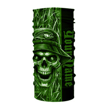 Load image into Gallery viewer, Fish reaper fishing green camo UV protection custom fishing shirts NQS2445