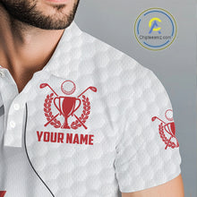Load image into Gallery viewer, Canadian Flag Golf Polo Shirts For Men Custom team golf jerseys, patriotic golf shirts NQS9929