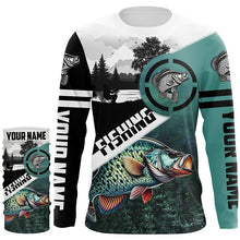 Load image into Gallery viewer, Crappie Fishing Customize Sun protection long sleeve fishing shirts, Personalized Fishing Gifts NQS420