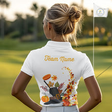 Load image into Gallery viewer, Autumn golf ball clubs Women's polo golf shirts Custom Thanksgiving team golf jerseys NQS10806