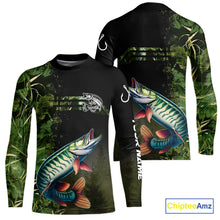 Load image into Gallery viewer, Musky fishing camouflage Custom performance long sleeve Fishing Shirts, Muskellunge Fishing jerseys NQS10081
