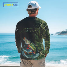 Load image into Gallery viewer, Northern Pike fishing camouflage Custom performance long sleeve Fishing Shirts, Pike Fishing jerseys NQS10082