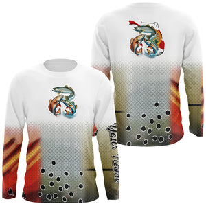 Inshore Slam Snook, Redfish, Speckled Trout fishing Florida custom 3D All Over print shirts NQS557