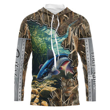 Load image into Gallery viewer, Catfish Camo customize Name 3D All Over Printed Shirts, personalized Gift For Fisherman NQS439