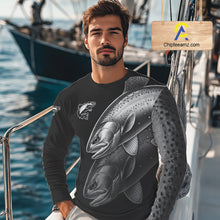 Load image into Gallery viewer, Rainbow Trout performance Fishing Shirts Custom Trout Fishing Long Sleeve Tournament Fishing Shirts NQS10114