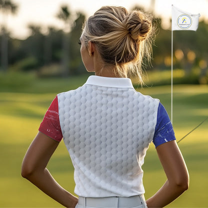 Women golf polo shirts Texas flag patriotic custom ladies golf shirts, gift for the golfers NQS9968