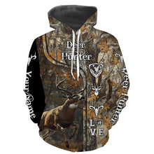 Load image into Gallery viewer, Deer Hunter big game hunting camo Custom Name 3D All over print hunting shirts NQS730