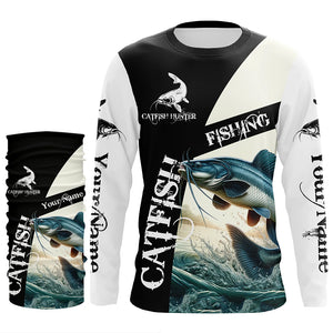 Catfish Fishing Customize Name All Over Printed Shirts Personalized Fishing Gift For Men, Women NQS383