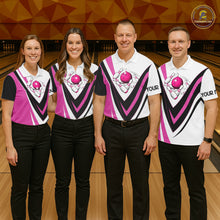 Load image into Gallery viewer, Custom Funny Bowling shirts for men I'm not swearing, I'm using my bowling words Pink bowl shirts NQS11547