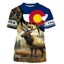 Load image into Gallery viewer, Colorado CO Elk Hunting camo Customize Name 3D All Over Printed Shirts, Personalized hunting Gift NQS2142