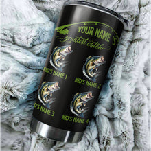 Load image into Gallery viewer, 1PC Personalized Grandpa&#39;s Greatest Catch Custom Funny Fishing tumbler cup, Father&#39;s Day Fishing gifts NQS9915
