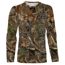 Load image into Gallery viewer, Deer Hunting tree camo Customize Name 3D All Over Printed Shirts Personalized Hunting gifts NQS2436