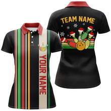 Load image into Gallery viewer, Retro Bowling shirt for Women Custom Funny Christmas Team Bowling League Jersey Ladies Christmas Gifts NQS8853