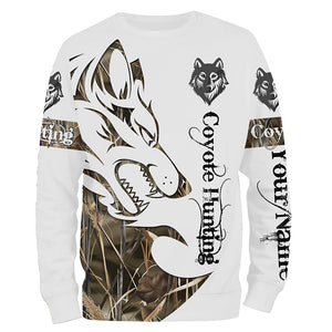 Coyote hunting predator camouflage Customize 3D All Over Printed Shirts Personalized hunting clothes NQS1041