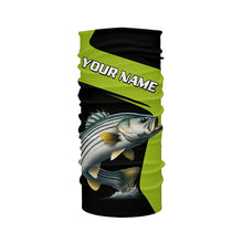 Load image into Gallery viewer, Striped Bass fishing Custom Long Sleeve Tournament Fishing Shirts, Performance Striper Fishing Jerseys NQS8186