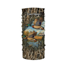 Load image into Gallery viewer, Mallard Duck hunting waterfowl camo hunting 3d shirts custom name duck hunting shirts NQSD1