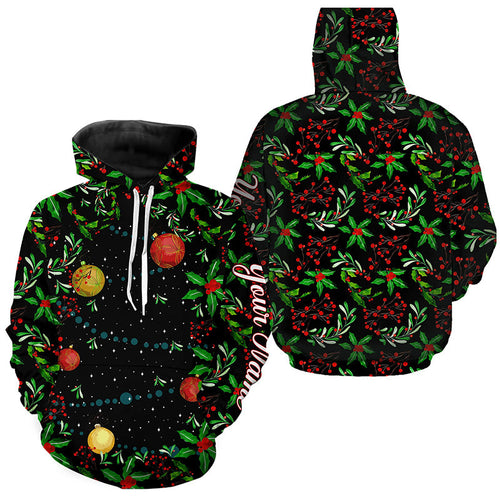 Christmas Tree Pattern Golf Hoodies custom Christmas golf clothes for men women NQS8652