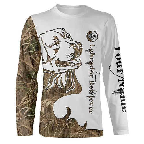 Labrador Retriever Hunting dog Camo Customize 3D All Over Printed Shirts, gift For Dog Lovers NQS691