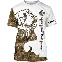 Load image into Gallery viewer, Labrador Retriever Hunting dog Camo Customize 3D All Over Printed Shirts, gift For Dog Lovers NQS691