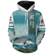 Load image into Gallery viewer, Striped Bass ( Striper) Fishing 3D All Over print shirts personalized fishing apparel for Adult and kid NQS562